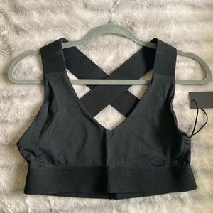 Noli Vixen Black Sports Bra - Size M - Brand New With Tags